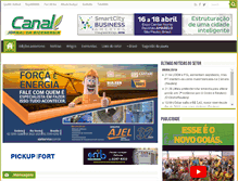 Tablet Screenshot of canalbioenergia.com.br